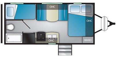 2021 Heartland Mallard M185 floorplan