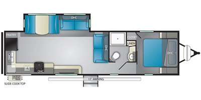 2021 Heartland Mallard M301 floorplan