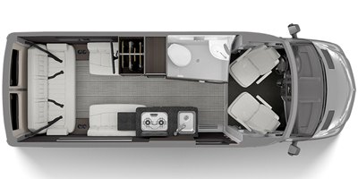 2021 Airstream Interstate 19 Base floorplan