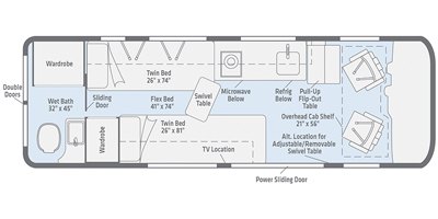 2021 Winnebago Boldt 70KL floorplan