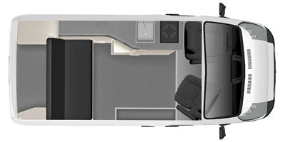 2021 Pleasure-Way Tofino Tofino floorplan