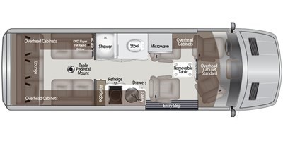 2021 American Coach American Patriot MD4 - Lounge floorplan