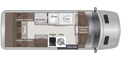 2021 American Coach American Patriot FD2 - Lounge floorplan