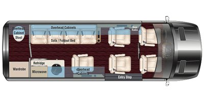 2021 American Coach American Patriot Cruiser S6 floorplan