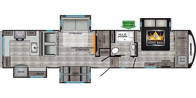 2021 CrossRoads Cruiser CR3601GK floorplan