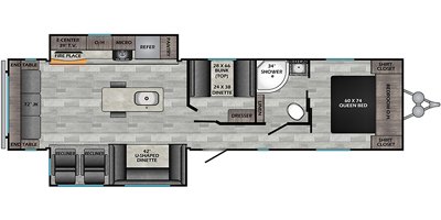 2021 CrossRoads Zinger ZR340MB floorplan