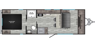 2021 CrossRoads Zinger Lite ZR259FL floorplan