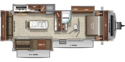 2021 Jayco White Hawk 32RL floorplan