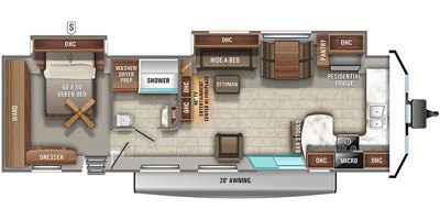 2021 Jayco Jay Flight Bungalow 40FKDS floorplan