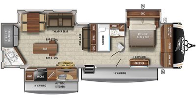 2021 Jayco Eagle 332CBOK floorplan