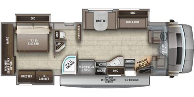 2021 Entegra Coach Accolade 37HJ floorplan