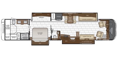 2021 Newmar Mountain Aire 4543 floorplan