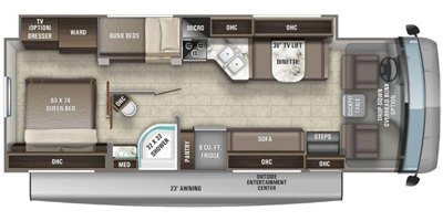 2021 Entegra Coach Vision 29F floorplan