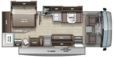 2021 Entegra Coach Vision 27A floorplan