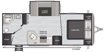 2021 Keystone Springdale (West) 212RBWE floorplan