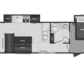 2021 Keystone Residence 401RDEN floorplan