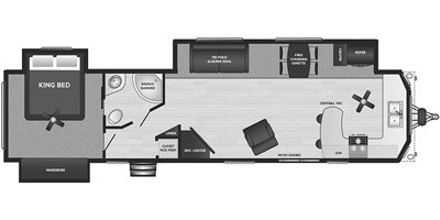 2021 Keystone Retreat 391FKSS floorplan