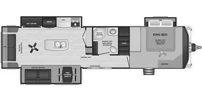 2021 Keystone Retreat 39FLFT floorplan