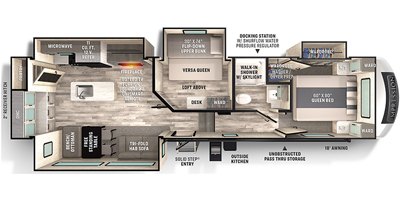 2021 Forest River Impression 315MB floorplan