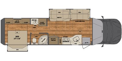 2021 Renegade Verona 36VSB floorplan