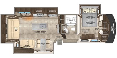 2021 Vanleigh RV Beacon 34RLB floorplan