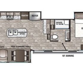 2021 Forest River Cedar Creek Cottage 40CRS floorplan