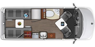 2021 Roadtrek Zion Slumber Base floorplan