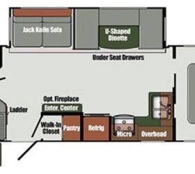 2021 Gulf Stream Geo 275CK floorplan