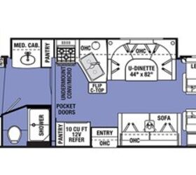 2021 Forest River Sunseeker 3040DS floorplan