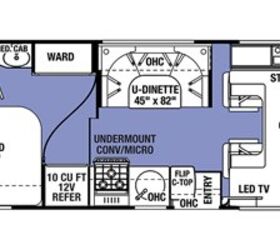 2021 Forest River Sunseeker 2350 LE floorplan