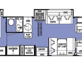 2021 Forest River Forester 2861DS floorplan