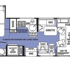 2021 Forest River Forester 2401Q MBS floorplan
