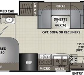 2021 Coachmen Prism Elite 24CBE floorplan