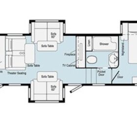 2021 Winnebago Voyage Fifth Wheel V3739RK floorplan