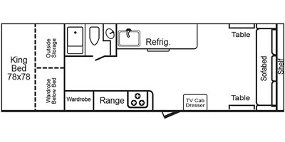 2021 TrailManor 3124 Series KS floorplan