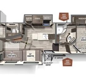 2021 Forest River Rockwood Ultra Lite FW 2892RB floorplan