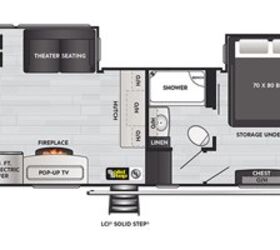 2021 Keystone Avalanche 295RK floorplan