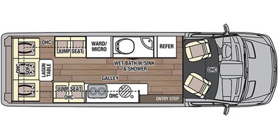 2021 Coachmen Galleria 24FL floorplan