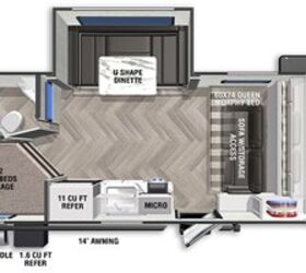 2021 Forest River Wildwood FSX 178BHSK floorplan