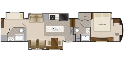 2021 DRV Elite Suites 43 Manhattan floorplan