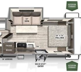 2021 Forest River Flagstaff E-Pro E20FBS floorplan