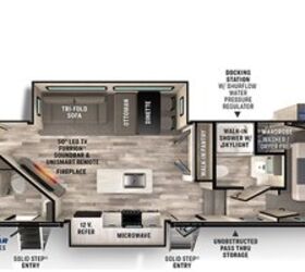 2021 Forest River Impression 330BH floorplan