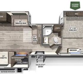2021 Forest River Flagstaff Classic Super Lite 832RKSB floorplan