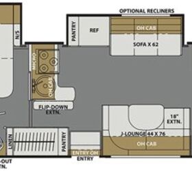 2021 Coachmen Freelander Premier 26DS floorplan