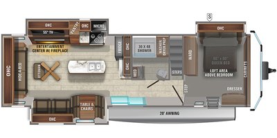 2021 Jayco Jay Flight Bungalow 40DLFT floorplan