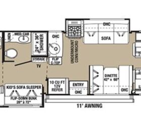 2021 Forest River Solera 32DSB floorplan