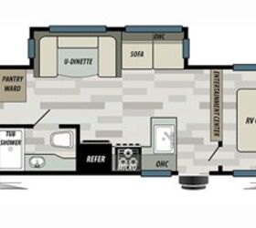 2021 Forest River Wildwood West 30QBSS floorplan