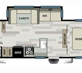 2021 Forest River Wildwood West 27TDSS floorplan