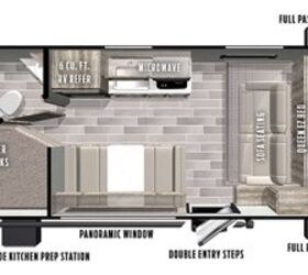 2021 Forest River Wildwood FSX Northwest 179DBK floorplan