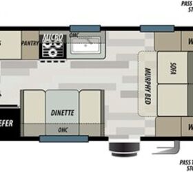 2021 Forest River Wildwood X-Lite West 201BHXL floorplan